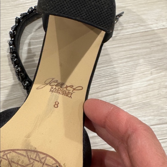 Jewel Badgley Mischka Black Heels - Picture 5 of 6